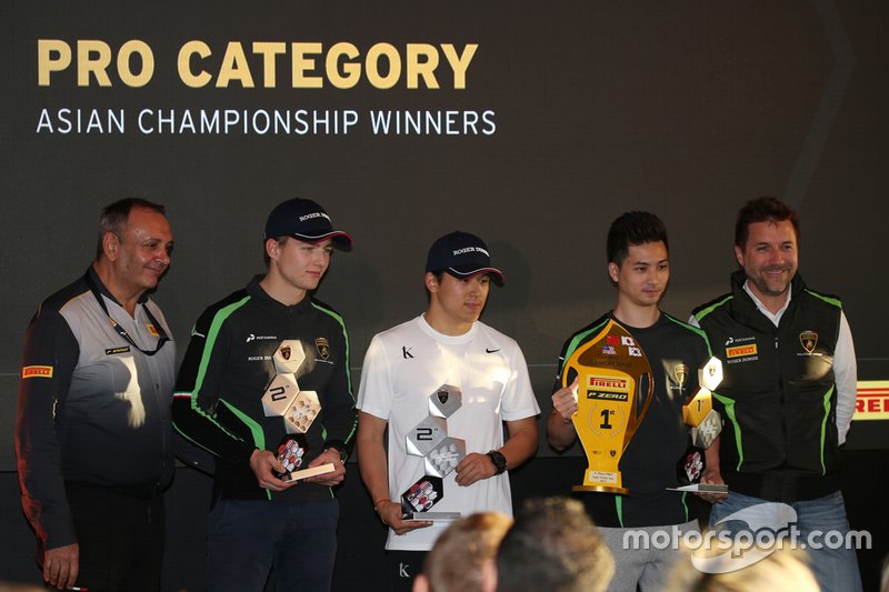 Premiazioni Lamborghini Super Trofeo 2019