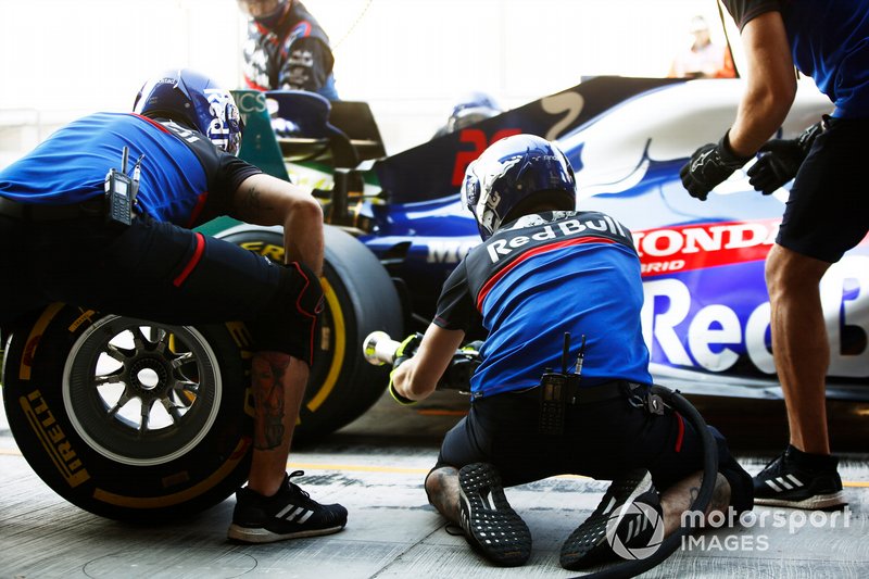 Toro Rosso hace un pitstop