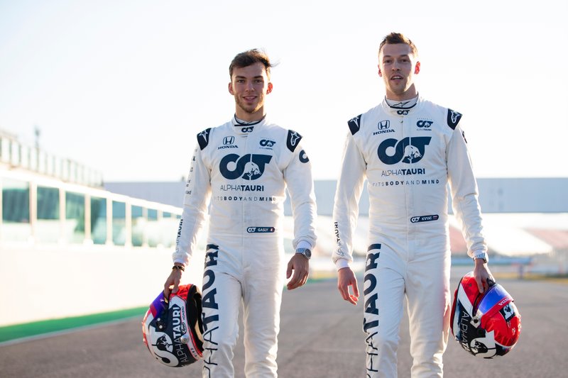 Daniil Kvyat, AlphaTauri, Pierre Gasly, AlphaTauri