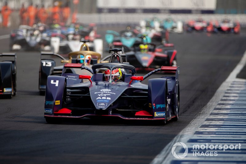 Robin Frijns, Virgin Racing, Audi e-tron FE06 Antonio Felix da Costa, DS Techeetah, DS E-Tense FE20