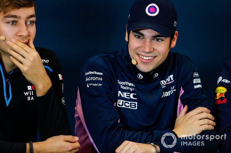 Press conference, George Russell, Williams Racing, and Lance Stroll, Racing Point