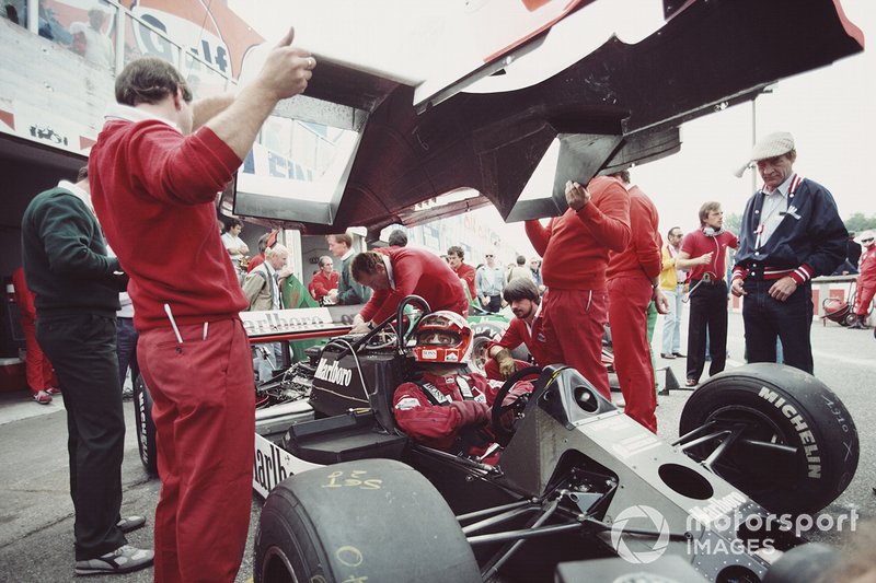 Niki Lauda, McLaren, Innes Ireland, al GP d'Olanda del 1984