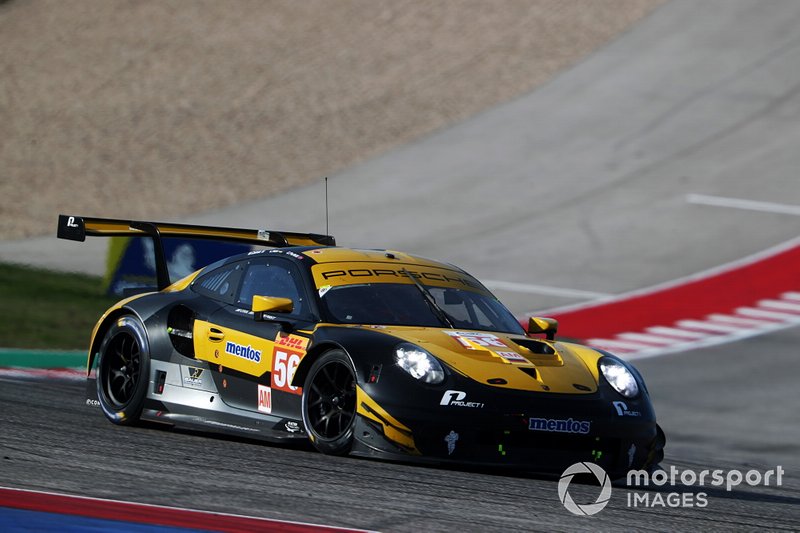 #56 Team Project 1 Porsche 911 RSR: Egidio Perfetti, Laurents Horr, Matteo Cairoli