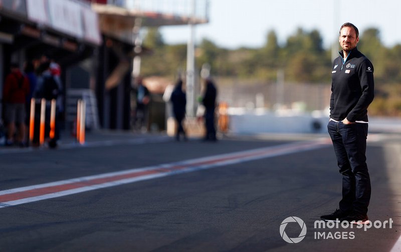 Gary Paffett, Reserve Driver, Mercedes Benz EQ in the pit lane