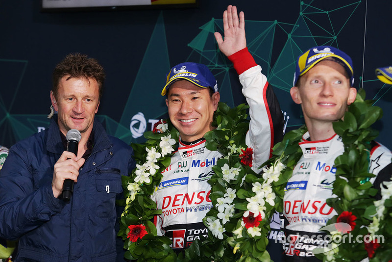 Race winner Kamui Kobayashi, Toyota Gazoo Racing