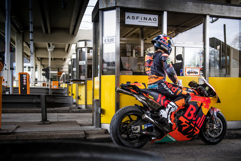 Miguel Oliveira, Red Bull KTM Factory Racing goes Gleinalmtunnel