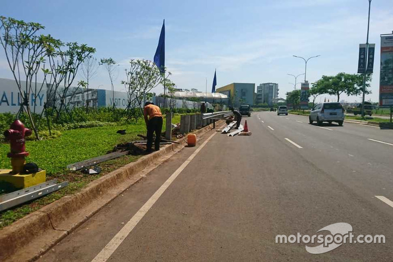 Persiapan Sirkuit BSD City