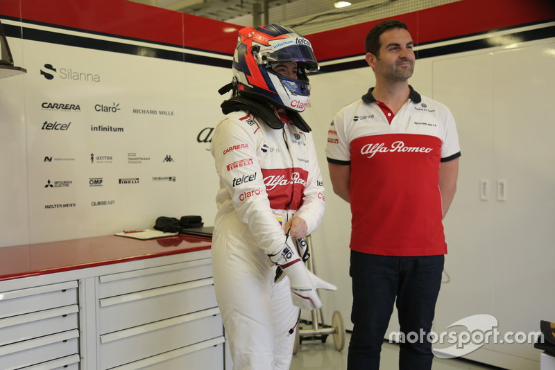 Tatiana Calderón, Sauber C37 piloto de prueba