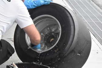 Pirelli tyre detail