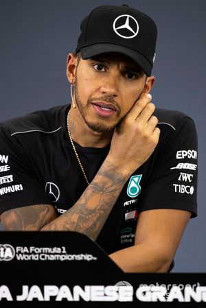 Lewis Hamilton, Mercedes AMG F1 in Press Conference 