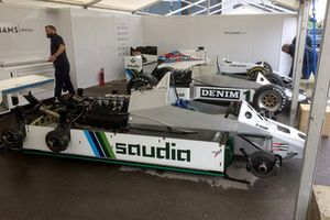 Williams FW08B (6 wheel) and FW08C (4 wheel)