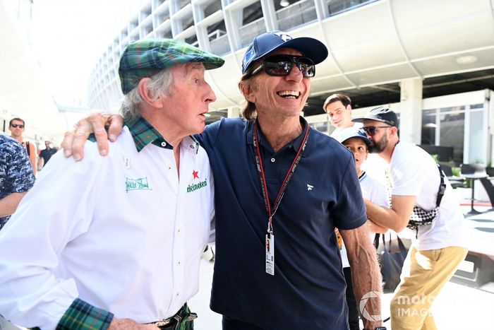 Sir Jackie Stewart y Emerson Fittipaldi