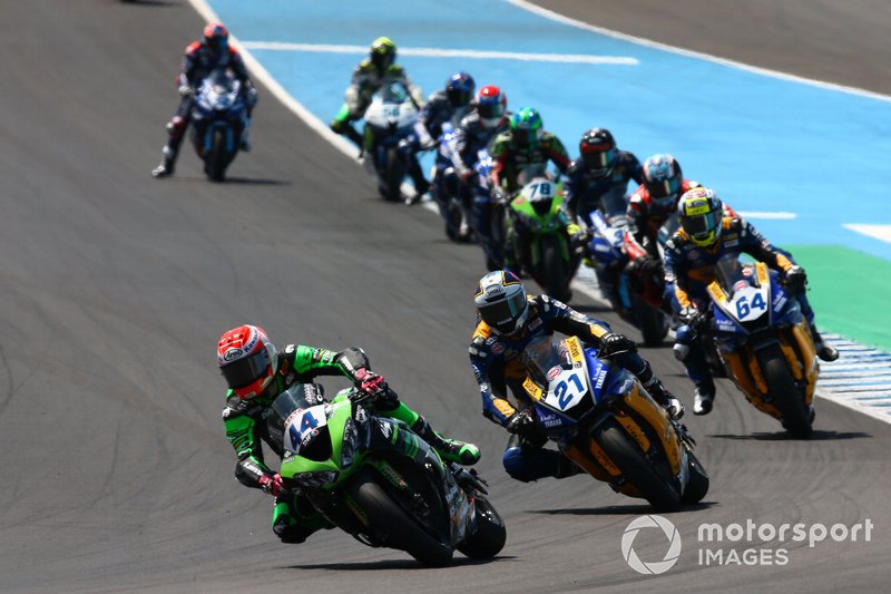 Lucas Mahias, Kawasaki Puccetti Racing and Randy Krummenacher, BARDAHL Evan Bros.