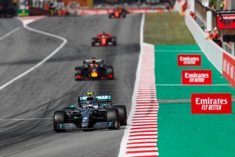 Valtteri Bottas, Mercedes AMG W10, Max Verstappen, Red Bull Racing RB15, Sebastian Vettel, Ferrari SF90