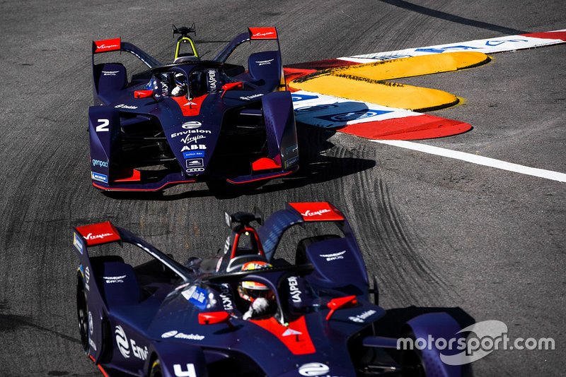 Robin Frijns, Envision Virgin Racing, Audi e-tron FE05, Sam Bird, Envision Virgin Racing, Audi e-tron FE05