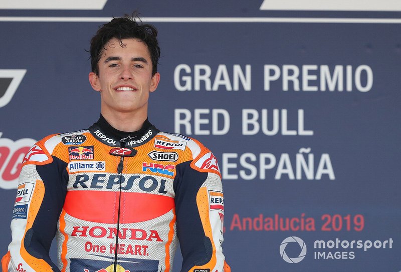 Podio: Ganador, Marc Marquez, Repsol Honda Team