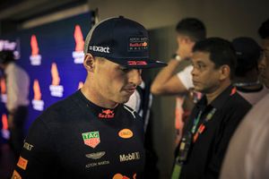 Max Verstappen, Red Bull Racing in parc ferme 