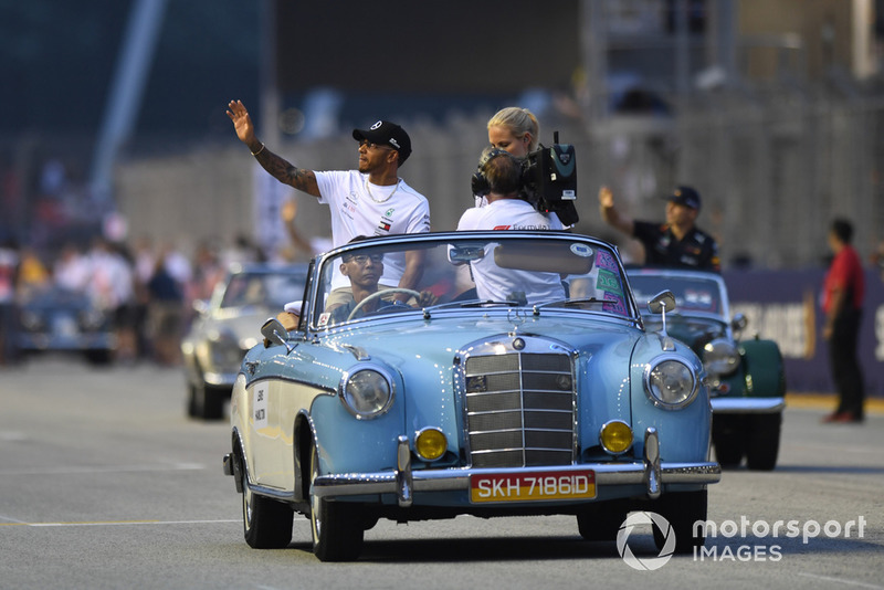 Lewis Hamilton, Mercedes AMG F1, parada kierowców