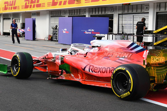 Robert Kubica, Williams FW41 with aero paint over the whole car