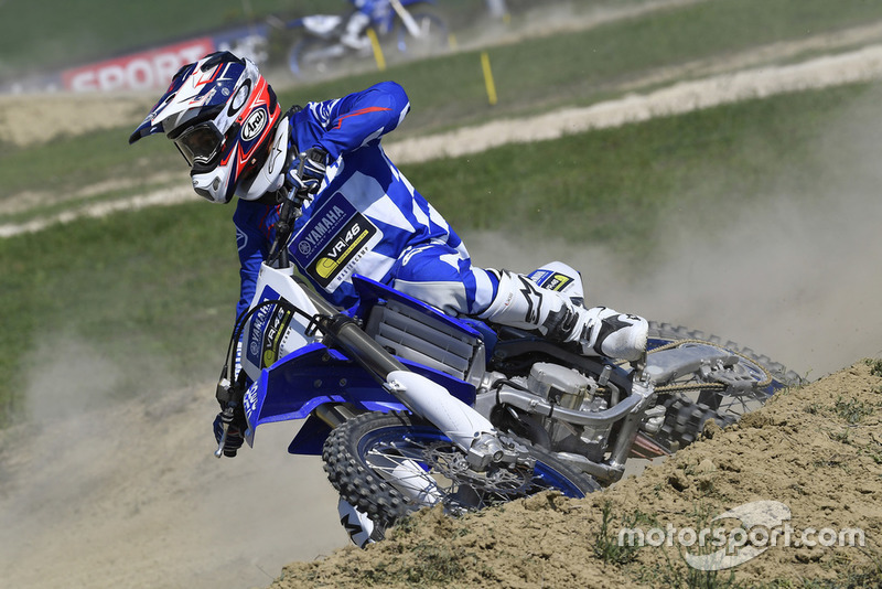 Faeroz beraksi di flat track Motor Ranch VR46
