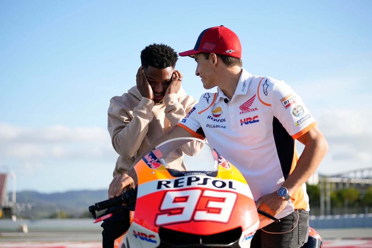 Ansu Fati, FC Barcelona,  Marc Márquez, Repsol Honda Team