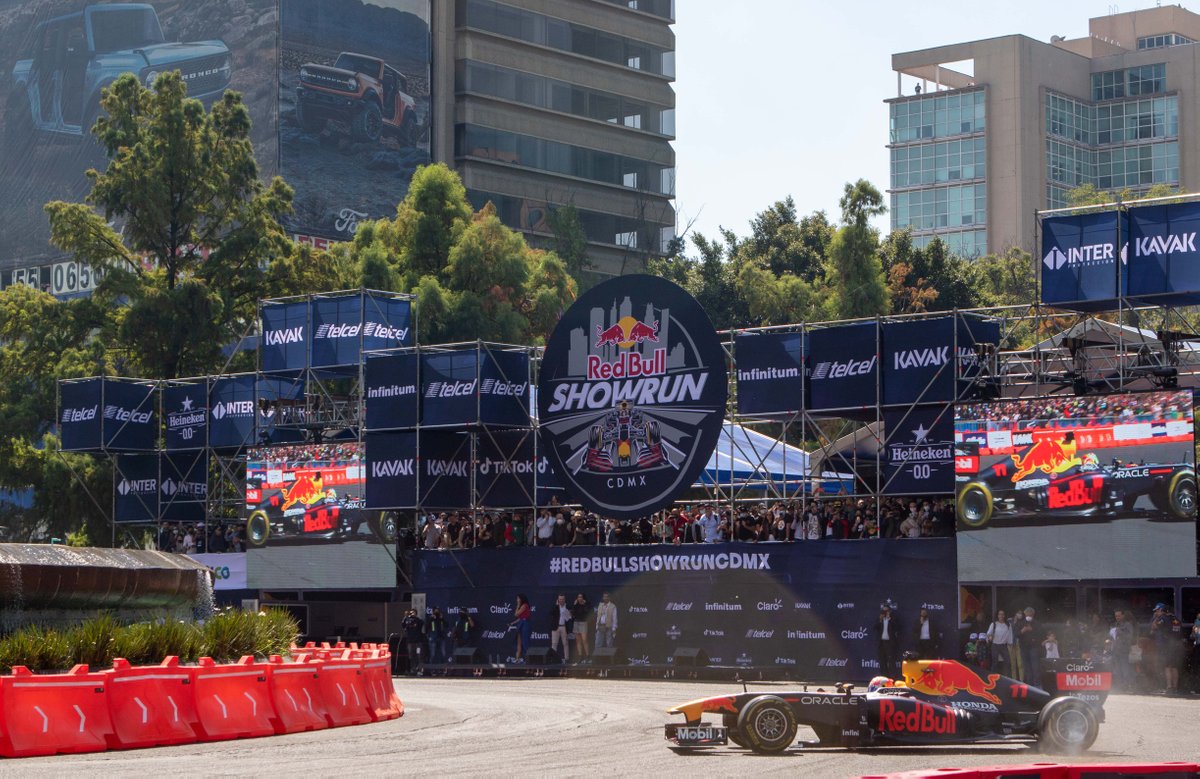 Sergio Pérez. Red Bull ShowRun CDMX 