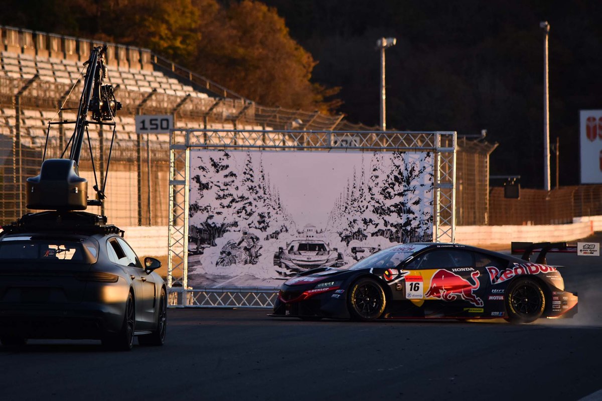 Red Bull Race Day CM撮影風景