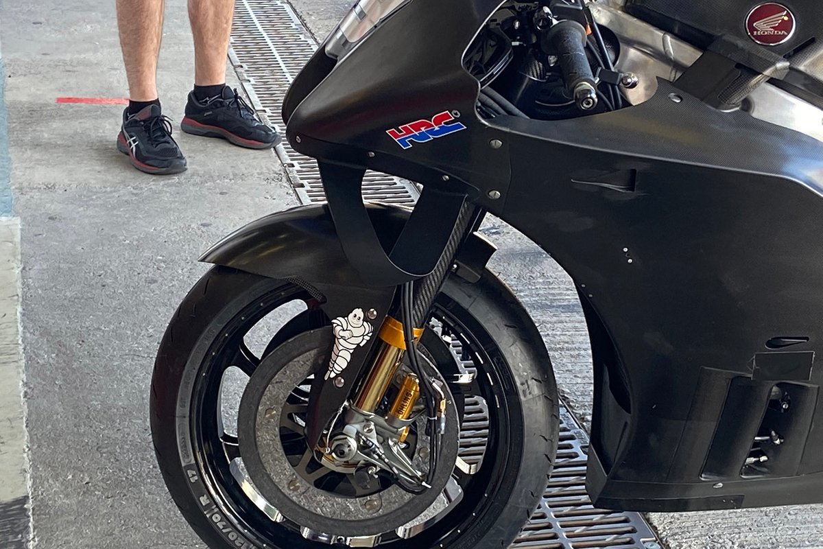 Honda RC213V 2022 of Alex Marquez, Team LCR Honda