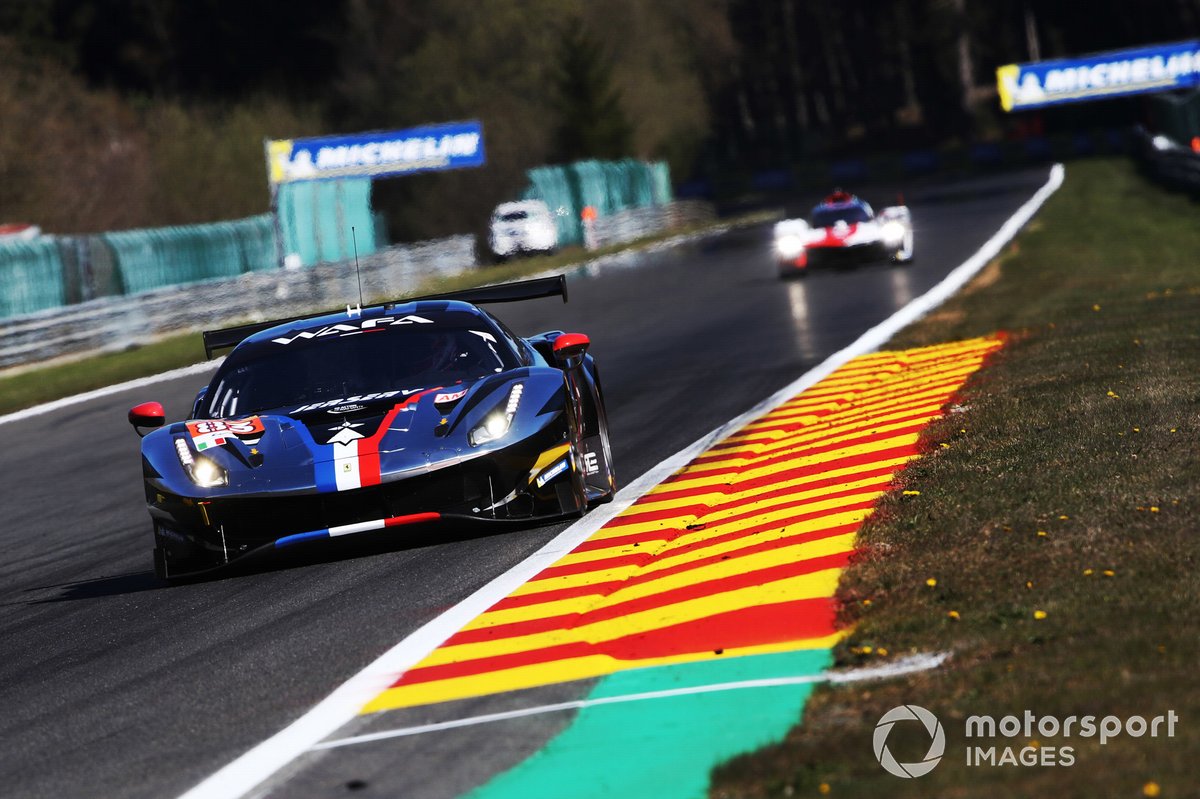 #83 AF Corse Ferrari 488 GTE Evo: François Perrodo, Nicklas Nielsen, Alessio Rovera