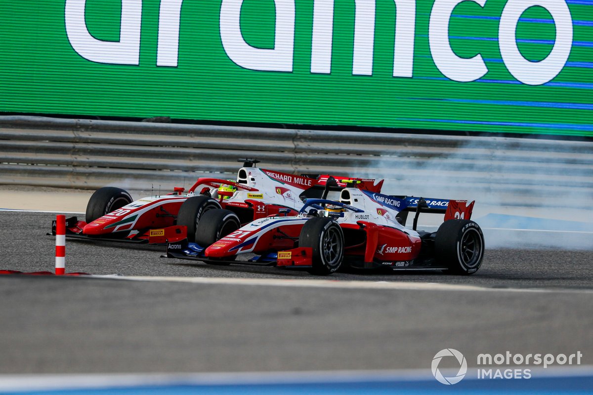 Robert Shwartzman, Prema Racing dan Mick Schumacher, Prema Racing battle