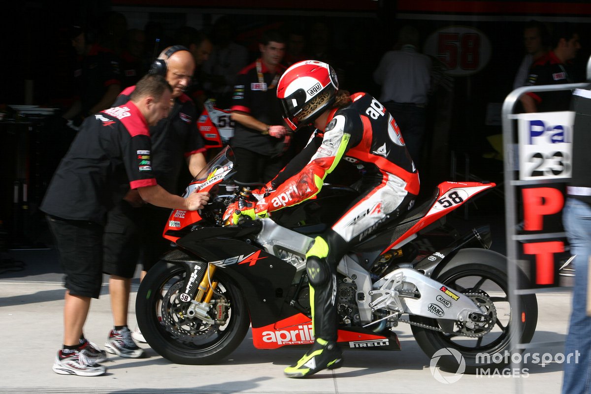 Marco Simoncelli, Aprilia