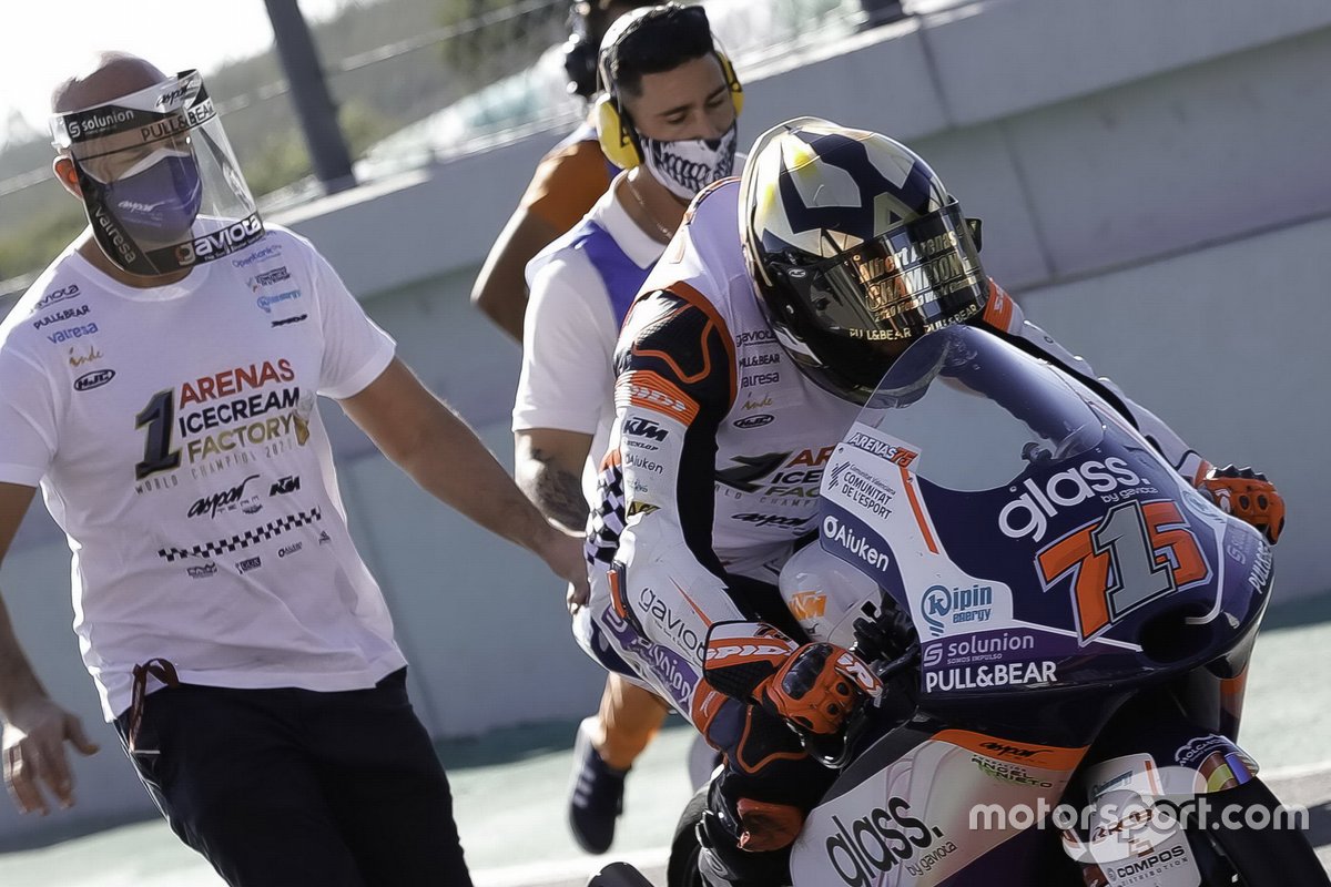 El campeón de Moto3 Albert Arenas, Aspar Team
