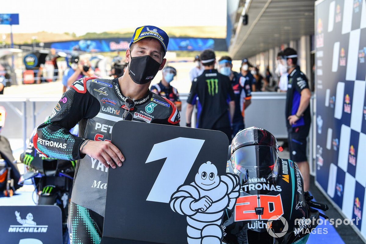 Ganador de la pole Fabio Quartararo, Petronas Yamaha SRT