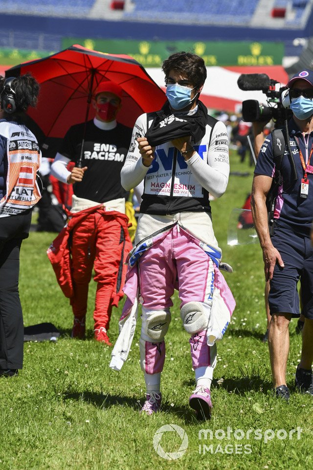 Lance Stroll, Racing Point ont the grid
