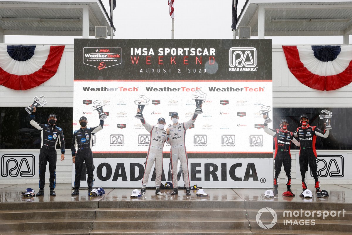 #7 Acura Team Penske Acura DPi, DPi: Helio Castroneves, Ricky Taylor, #10 Konica Minolta Cadillac DPi-V.R. Cadillac DPi, DPi: Renger Van Der Zande, Ryan Briscoe, #31 Whelen Engineering Racing Cadillac DPi, DPi: Pipo Derani, Felipe Nasr