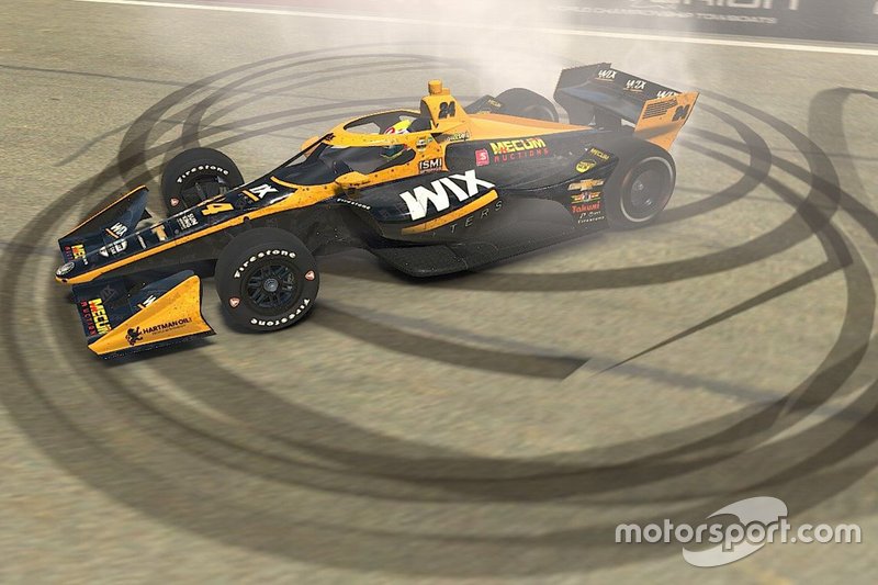 Sage Karam, iRacing, Dreyer & Reinbold Racing-Chevrolet