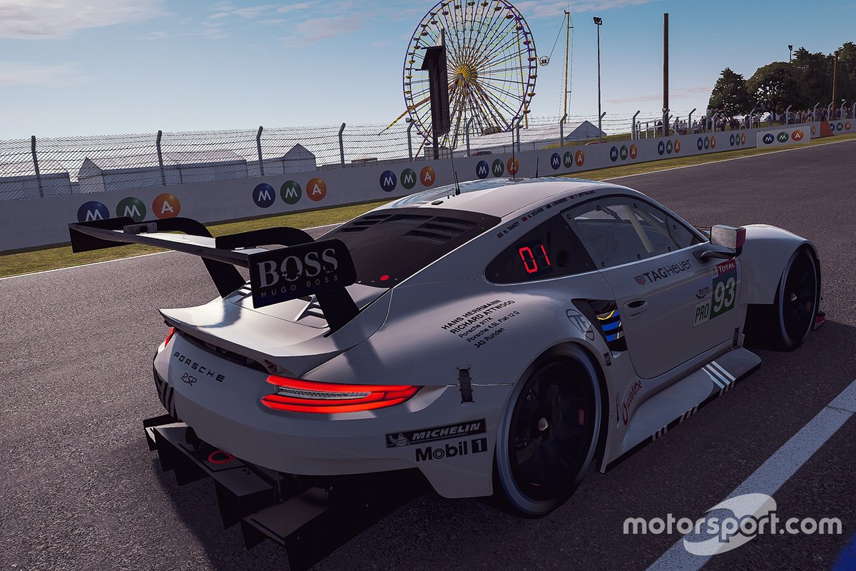 #93 Porsche Esports Team Porsche 911 RSR: Nick Tandy, Ayhancan Güven, Joshua Rogers, Tommy Ostgaard