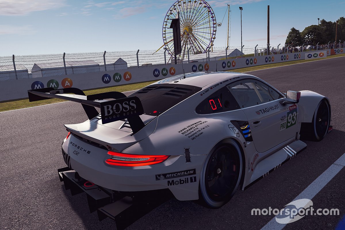 #93 Porsche Esports Team Porsche 911 RSR: Nick Tandy, Ayhancan GÃ¼ven, Joshua Rogers, Tommy Ostgaard