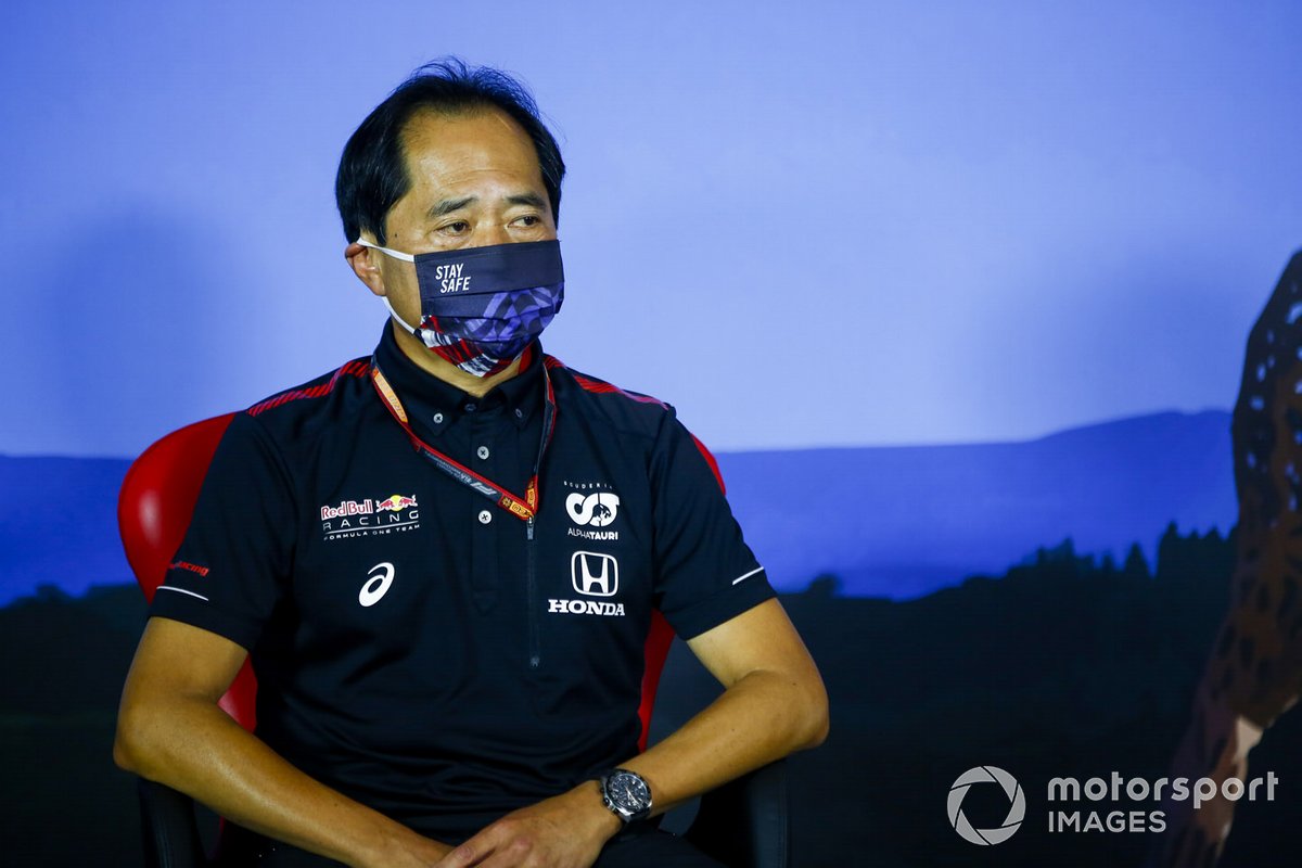 Toyoharu Tanabe, Director Técnico de F1 Honda en la conferencia de prensa