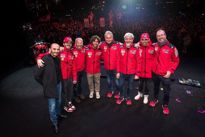 Celebración del año 2022 del Ducati Team