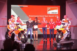 Claudio Domenicali, CEO Ducati, Davide Tardozzi, Team Manager Ducati e Paolo Ciabatti, Direttore Spo