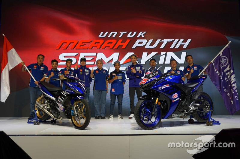 Maverick Vinales, Valentino Rossi, Yamaha Factory Racing dan Yamaha Racing Indonesia