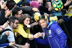 Valentino Rossi, Yamaha Factory Racing avec des fans