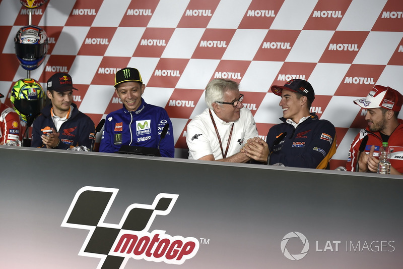 Jorge Lorenzo, Ducati Team, Dani Pedrosa, Repsol Honda Team, Valentino Rossi, Yamaha Factory Racing, Nick Harris, Dani Pedrosa, Repsol Honda Team, Andrea Dovizioso, Ducati Team