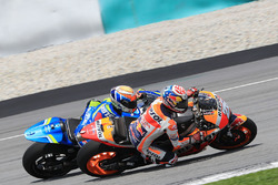 Дани Педроса, Repsol Honda Team, и Алекс Ринс, Team Suzuki MotoGP
