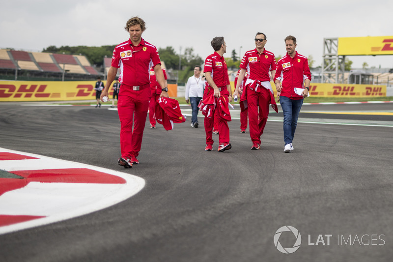 Pályabejárás - F1 2018 - Barcelona - csütörtök