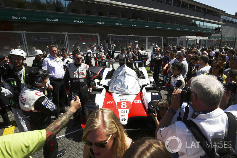 #8 Toyota Gazoo Racing Toyota TS050: Sébastien Buemi, Kazuki Nakajima, Fernando Alonso