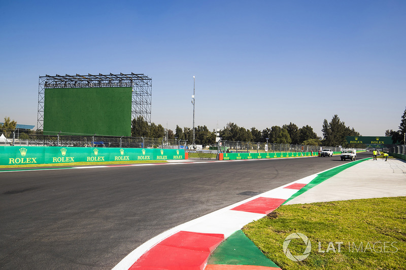 Detalle del circuito del Autódromo Hermanos Rodríguez