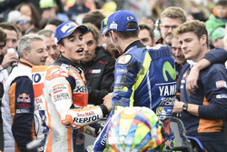 1. Marc Marquez, Repsol Honda Team; 2. Valentino Rossi, Yamaha Factory Racing