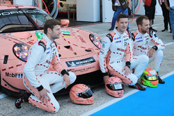 #92 Porsche GT Team Porsche 911 RSR and #91 Porsche GT Team Porsche 911 RSR with special liveries